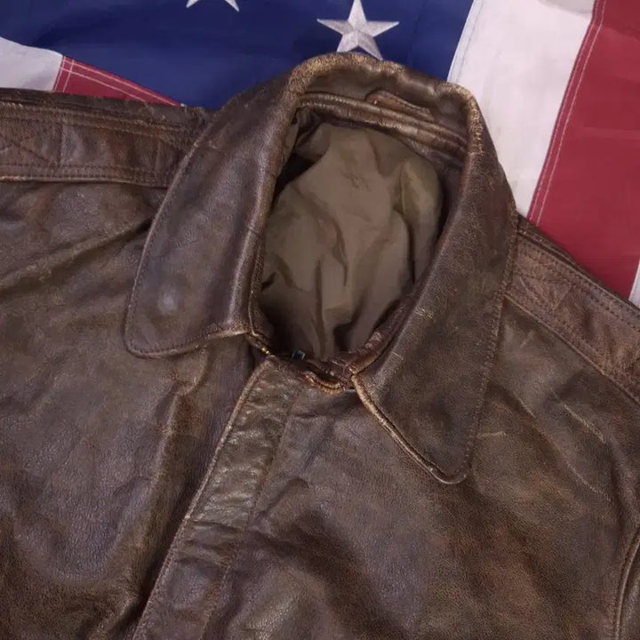 [BUNJANG] 1990s US-Made Real Leather A-2 Flight Jacket / 90&
