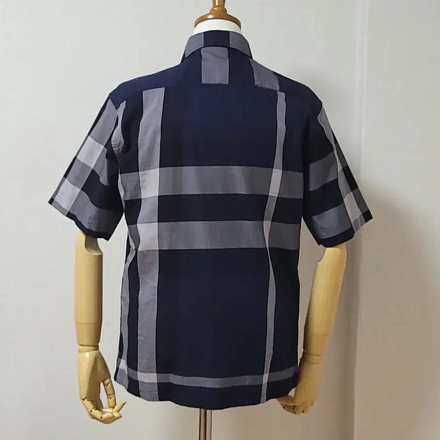 [BUNJANG] Burberry Checked Short-Sleeve Shirt Men&