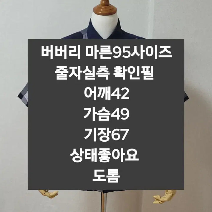 [BUNJANG] Burberry Checked Short-Sleeve Shirt Men&