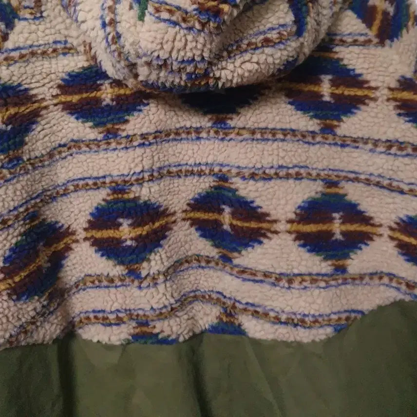 [BUNJANG] Nordic Navajo Duffle Hooded Coat Jacket / 노르딕 나바호 더플 후드 코트자켓 판매합니다