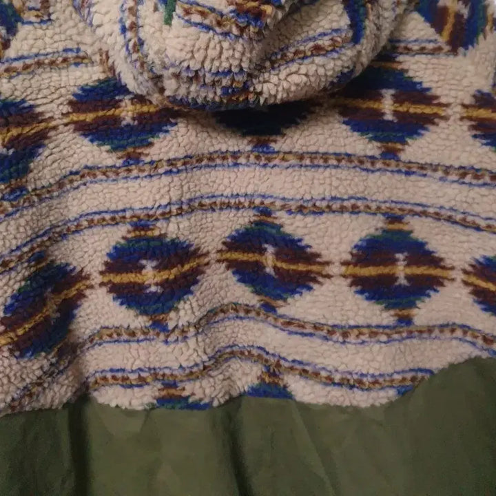 [BUNJANG] Nordic Navajo Duffle Hooded Coat Jacket / 노르딕 나바호 더플 후드 코트자켓 판매합니다