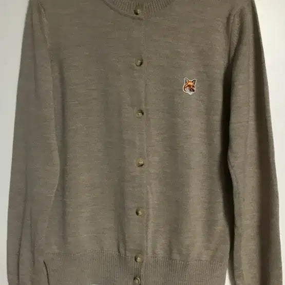 [BUNJANG] Maison Kitsuné Fox Patch Cardigan / 메종키츠네 폭스 패치 가디건