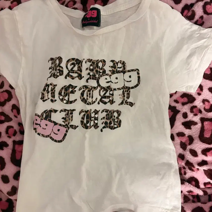 [SOLD OUT] 베이비메탈클럽 에그 콜라보 티셔츠 베메클