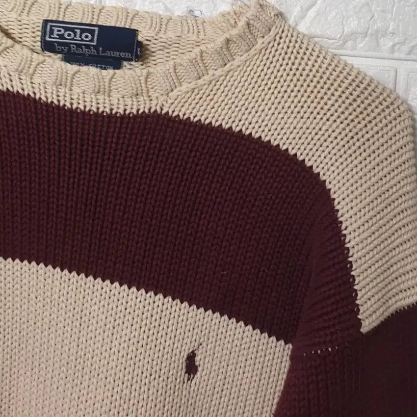 [BUNJANG] Polo Ralph Lauren Striped Knit Sweater / 폴로랄프로렌 단가라 니트 판매합니다