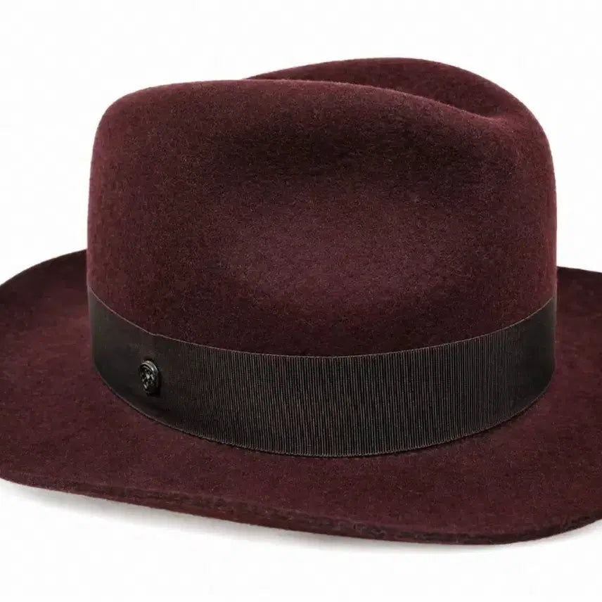 [BUNJANG] Helen Kaminski Genuine Fedora Hat Medium Deep Burgundy / 헬렌카민스키 정품 페도라 모자(M)