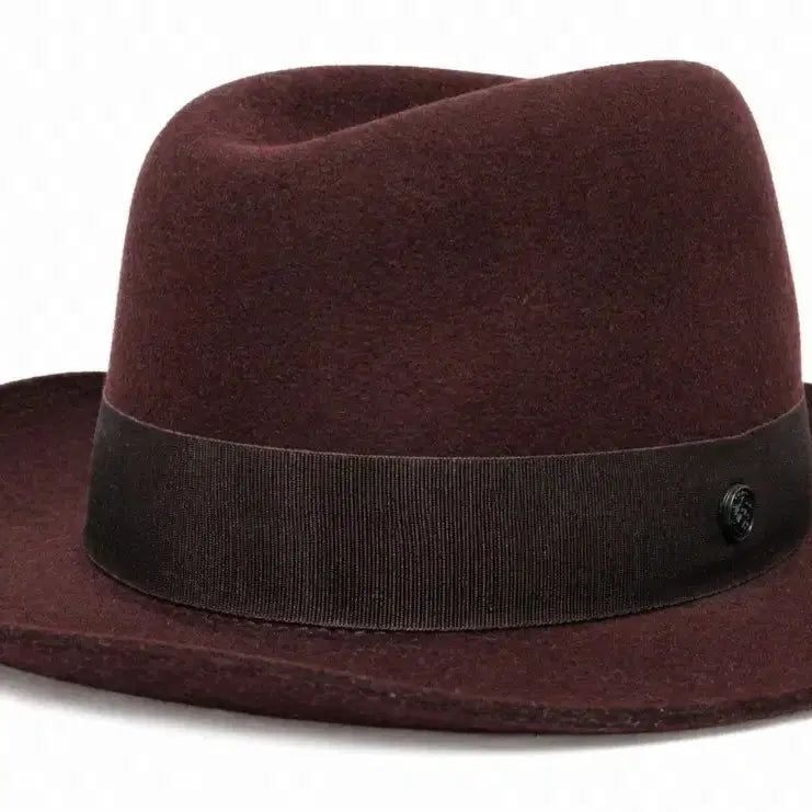 [BUNJANG] Helen Kaminski Genuine Fedora Hat Medium Deep Burgundy / 헬렌카민스키 정품 페도라 모자(M)