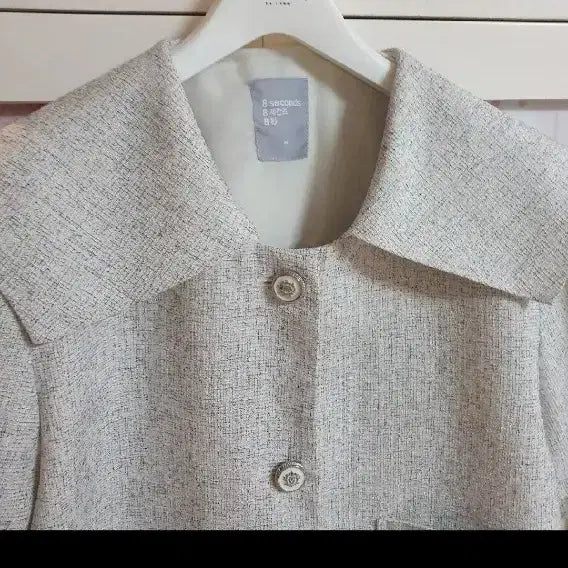 [BUNJANG] 8SECONDS Tweed Short Sleeve Jacket / 에잇세컨즈 자켓/55반-66