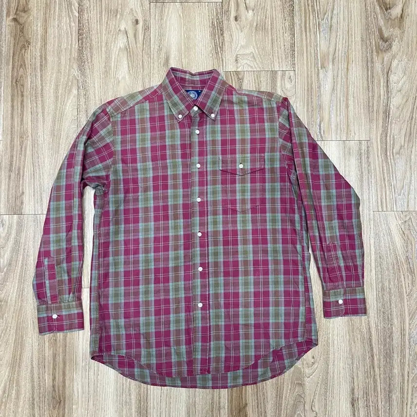 [BUNJANG] J.Press Pocket Checkered Shirt M / 제이프레스 포켓 체크셔츠 M