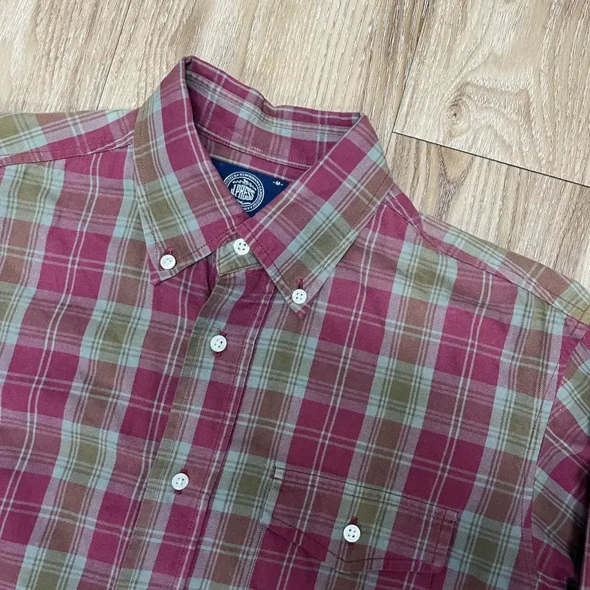 [BUNJANG] J.Press Pocket Checkered Shirt M / 제이프레스 포켓 체크셔츠 M