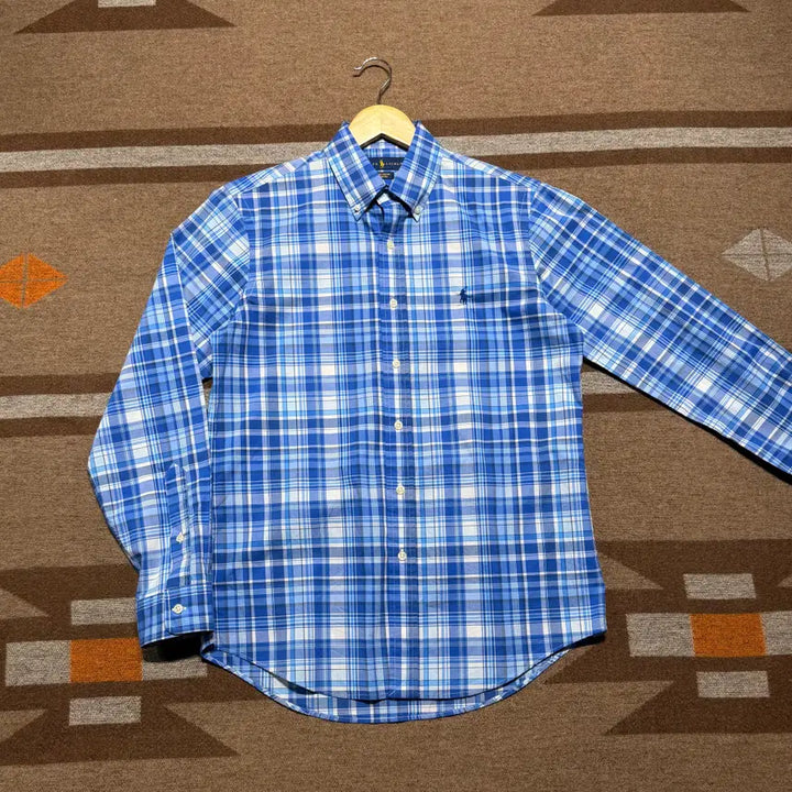 [BUNJANG] Polo Ralph Lauren Check Stretch Shirt Size S (95) / 폴로랄프로렌 체크 스트레치 셔츠 s 95