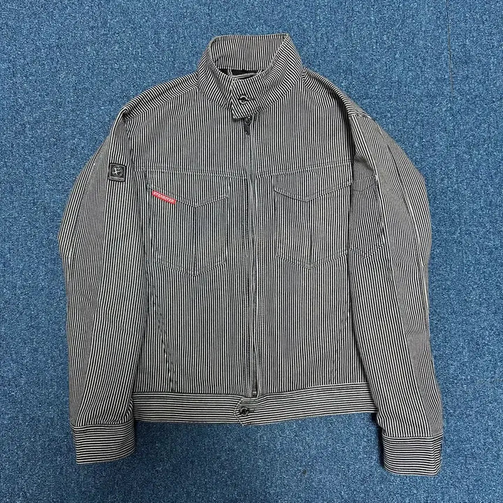 [BUNJANG] Evenriver Striped Work Jacket / 이븐리버 일본워크웨어 스트라이프 워크 자켓