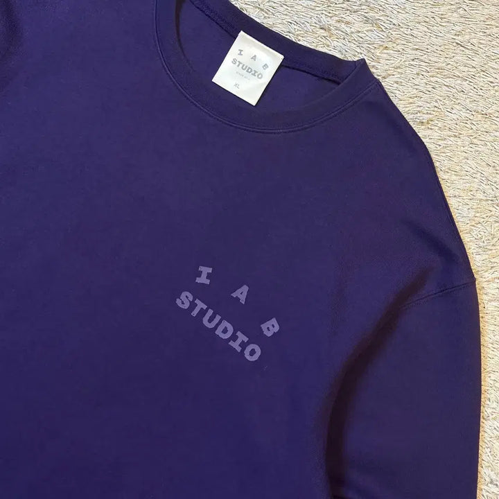 [BUNJANG] IAB STUDIO Painting Long Sleeve Purple XL / [XL] 아이앱 스튜디오 IAB STUDIO 페인팅 롱슬리브 긴팔 퍼플