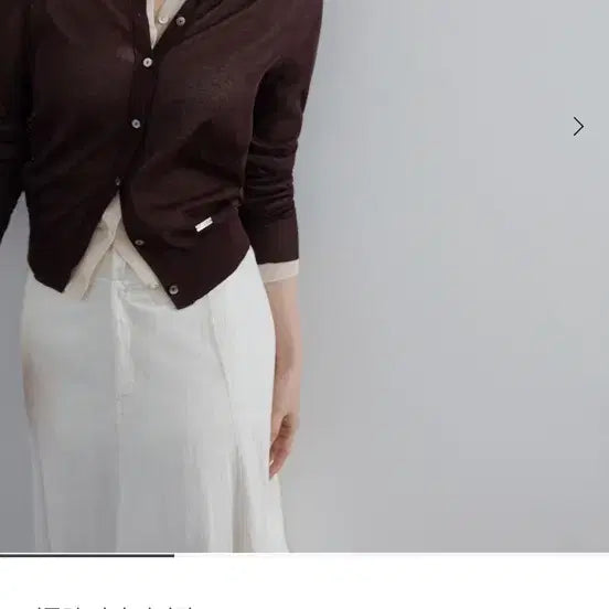 [BUNJANG] SIE Riesling Shear Cardigan Ebony Brown / SIE 시에 리즐링 시어 가디건 에보니 브라운