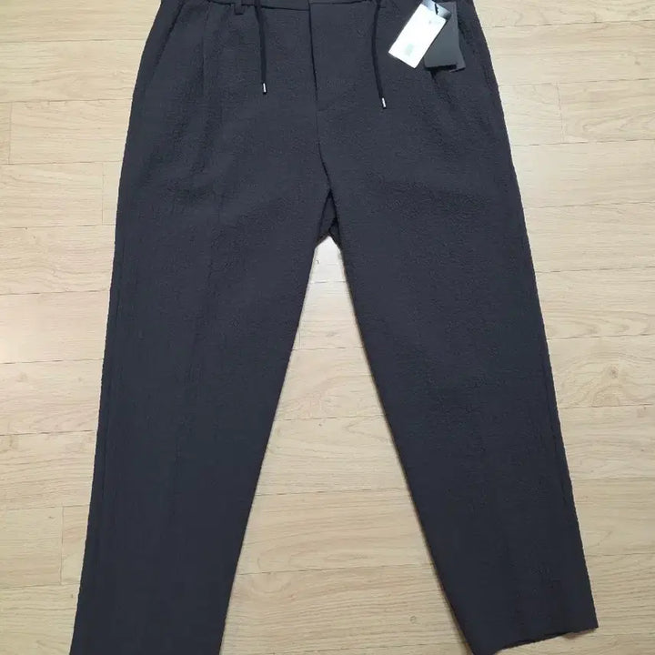 [BUNJANG] JILLSTUART NEW YORK Grey Seersucker String Pants (Size 90/33-34) / 질스튜어트뉴욕 그레이 시어서커 스트링 팬츠 90 33-34 정가 32만원
