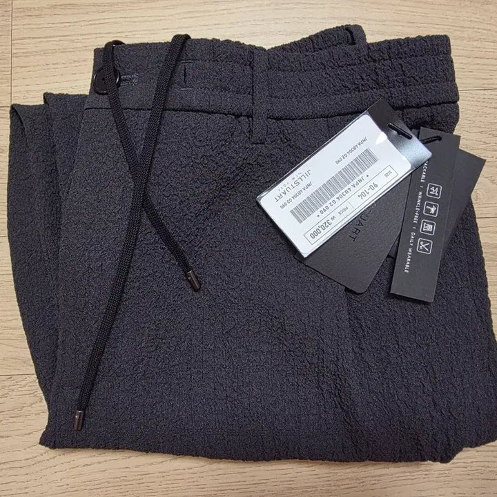[BUNJANG] JILLSTUART NEW YORK Grey Seersucker String Pants (Size 90/33-34) / 질스튜어트뉴욕 그레이 시어서커 스트링 팬츠 90 33-34 정가 32만원