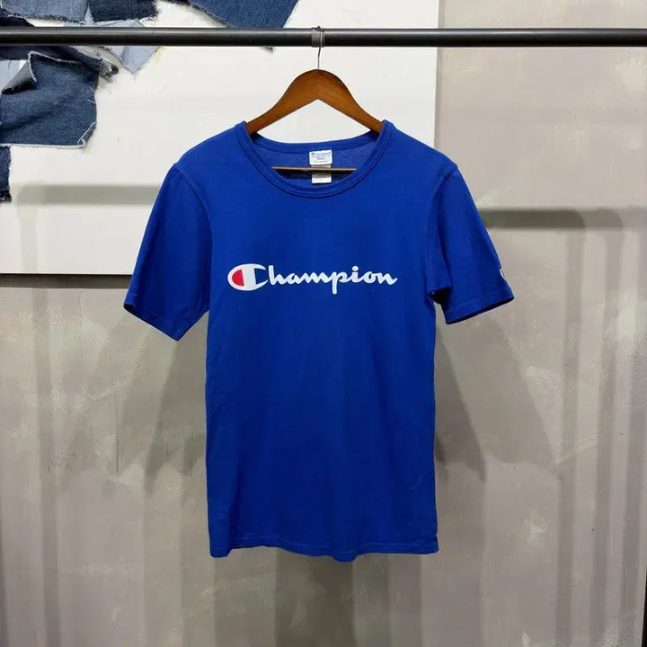[BUNJANG] Champion Reverse Weave Vintage Big Logo Printing T-Shirt / (90) 챔피온 리버스위브 빈티지 빅로고 프린팅 반팔 티