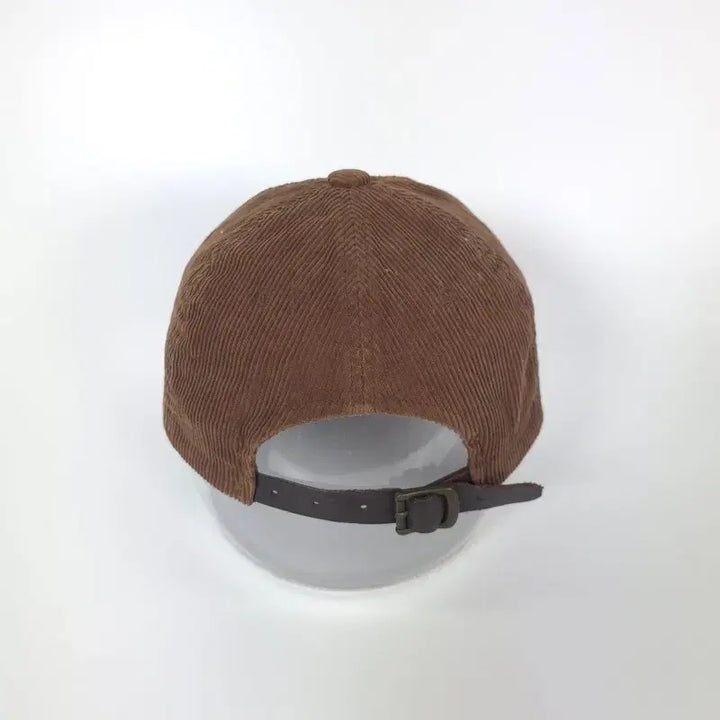 [BUNJANG] Litmus Brown Corduroy Shield Ball Cap / 리트머스 브라운 코듀로이 쉴드 볼캡