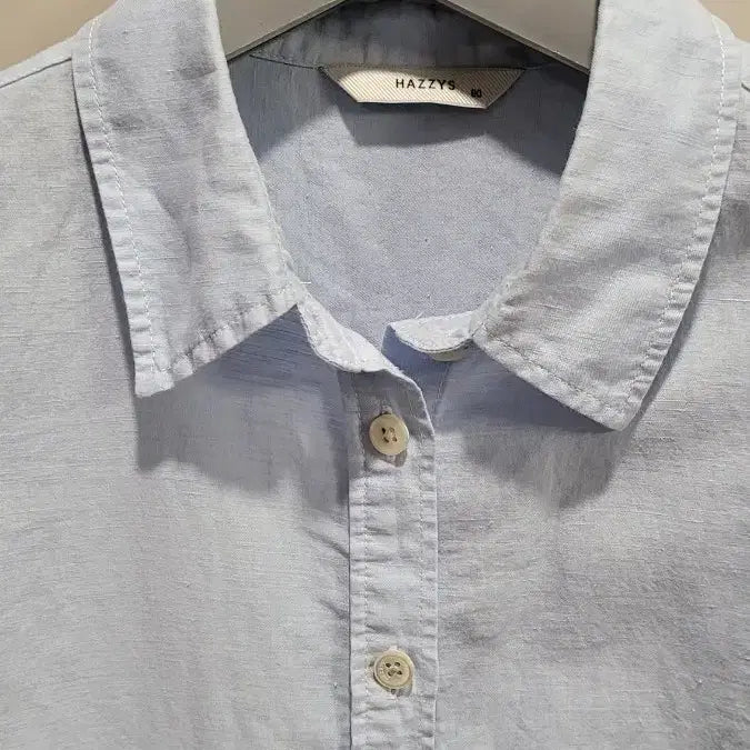 [BUNJANG] HAZZYS Light Blue Short-Sleeve Shirt / HAZZYS 헤지스 반팔 셔츠 하늘색