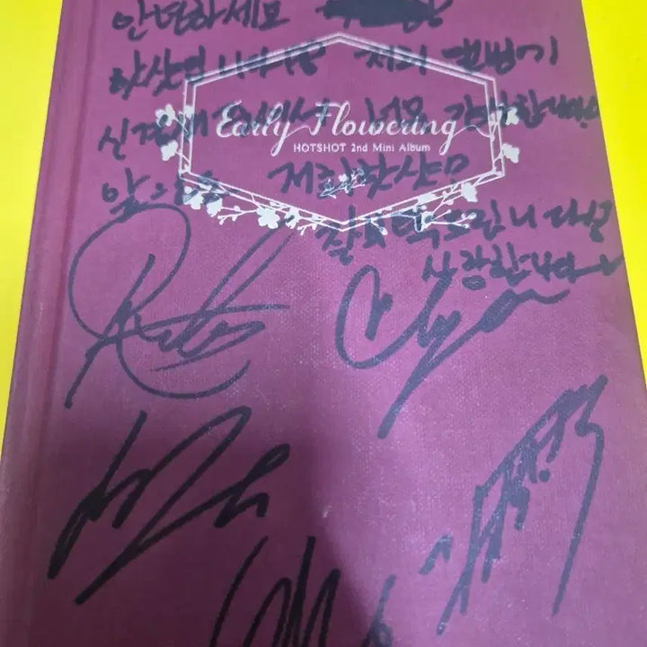 [SOLD OUT] 핫샷 Early Flowering 사인 앨범
