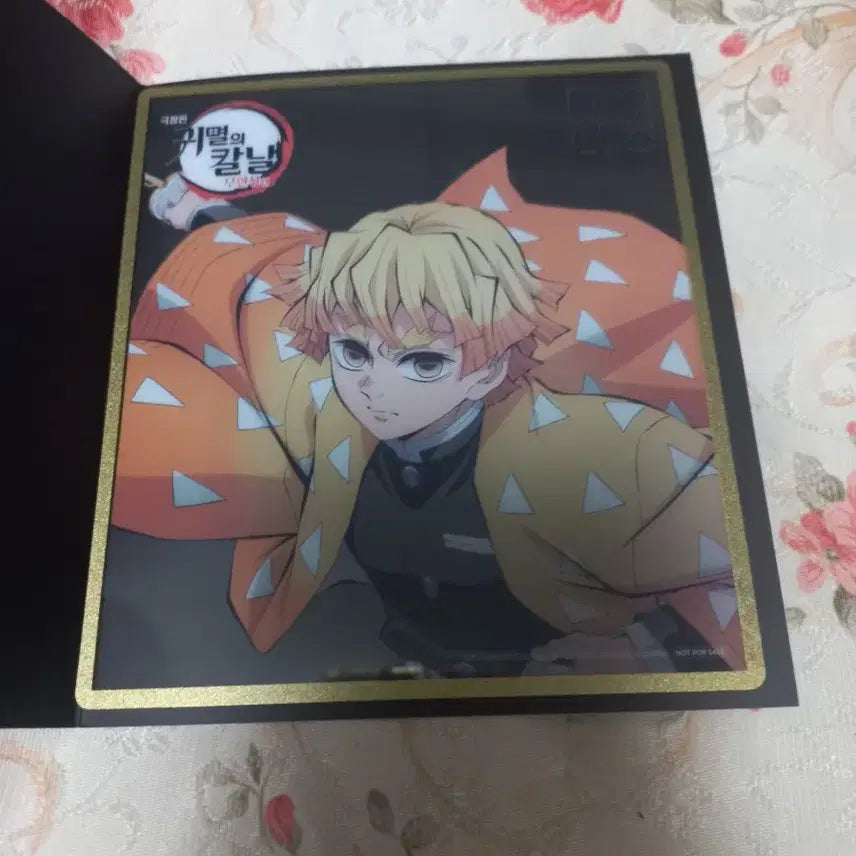[BUNJANG] Demon Slayer Zenitsu Clear Shikishi / 귀멸의칼날 클리어 색지 젠이츠