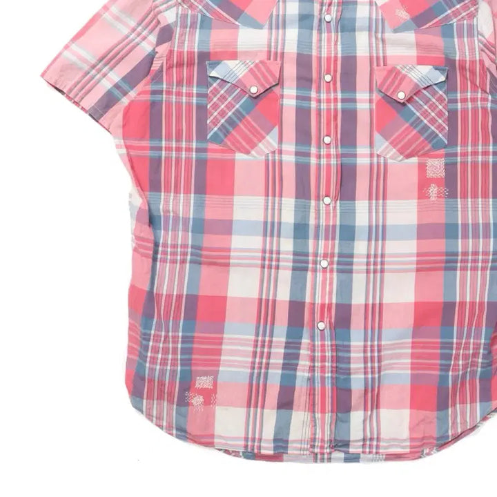 [BUNJANG] Polo Ralph Lauren Check Pattern Half Shirt XL (105) / 폴로 랄프로렌 Polo by Ralph Lauren Check Shirt