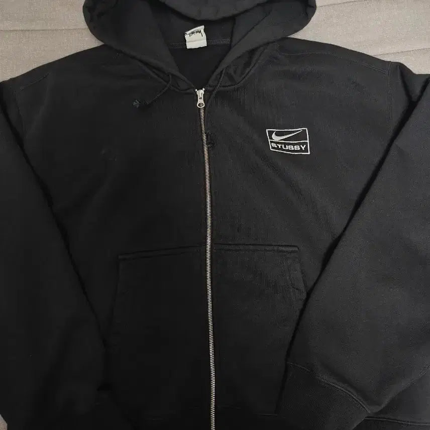 [BUNJANG] Nike Stussy Collaboration Hooded Zip-Up Hoodie - Size M / 나투시 후드집업 m