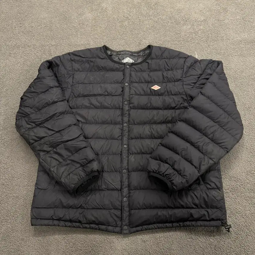 [BUNJANG] Authentic DANTON Black Lightweight Padded Jacket / [정품/L] 단톤 블랙 경량 패딩 자켓
