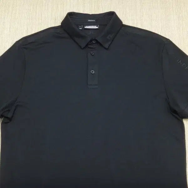 [BUNJANG] J. Lindeberg Tour Regular Fit Golf T-Shirt Black Polyester Men&