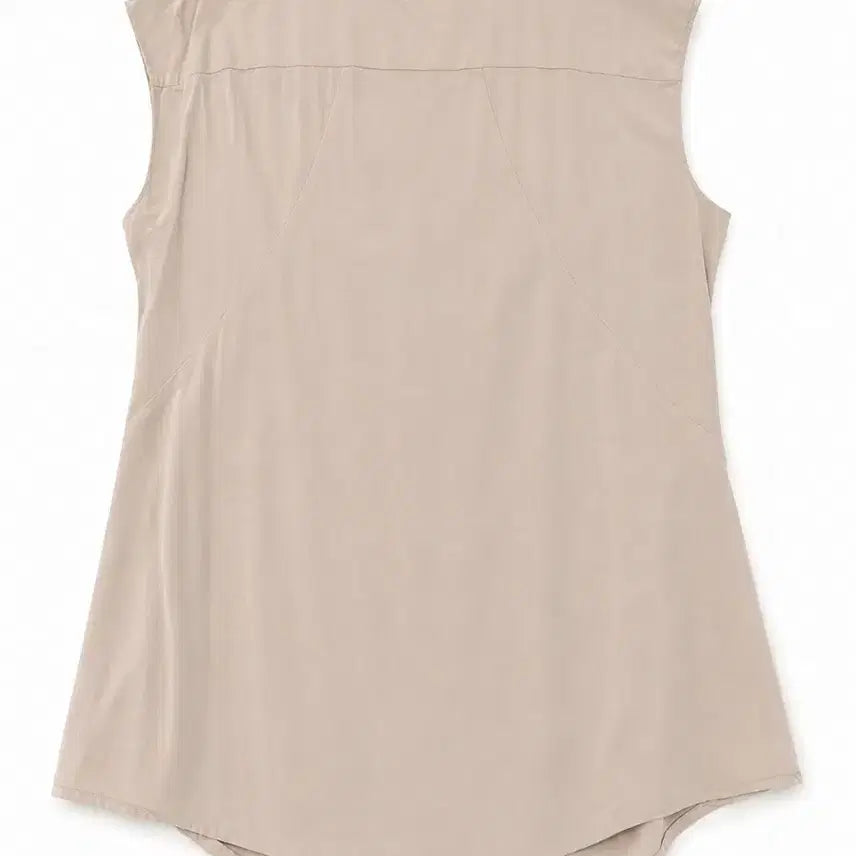 [BUNJANG] MICHAA Rayon Sleeveless Blouse - Beige / MICHAA 미샤 레이온 슬리브리스 블라우스 / 베이지