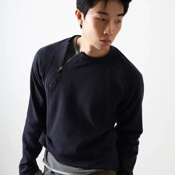 [BUNJANG] Forme Haeisa Zipper Sleeve Long Sleeve T-Shirt / 포에르미 forme Haeisa jipper sleeve