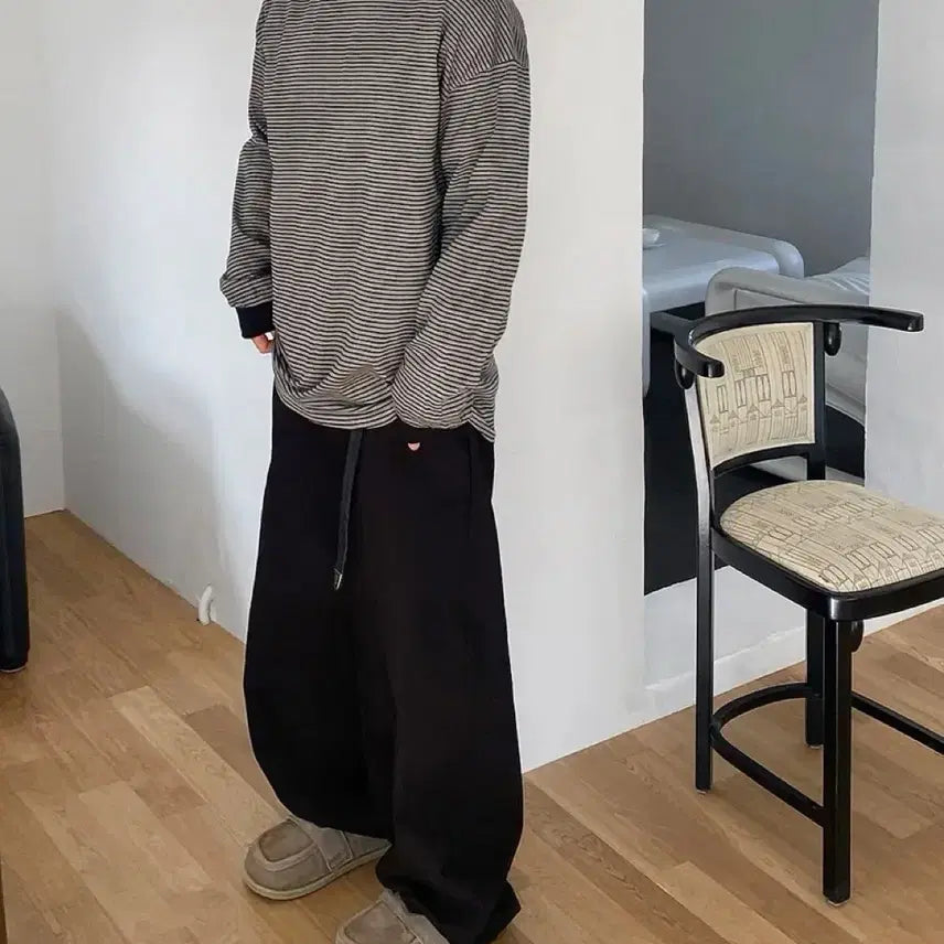 [BUNJANG] Wide Cotton Pants / 와이드 코튼 팬츠(새상품)