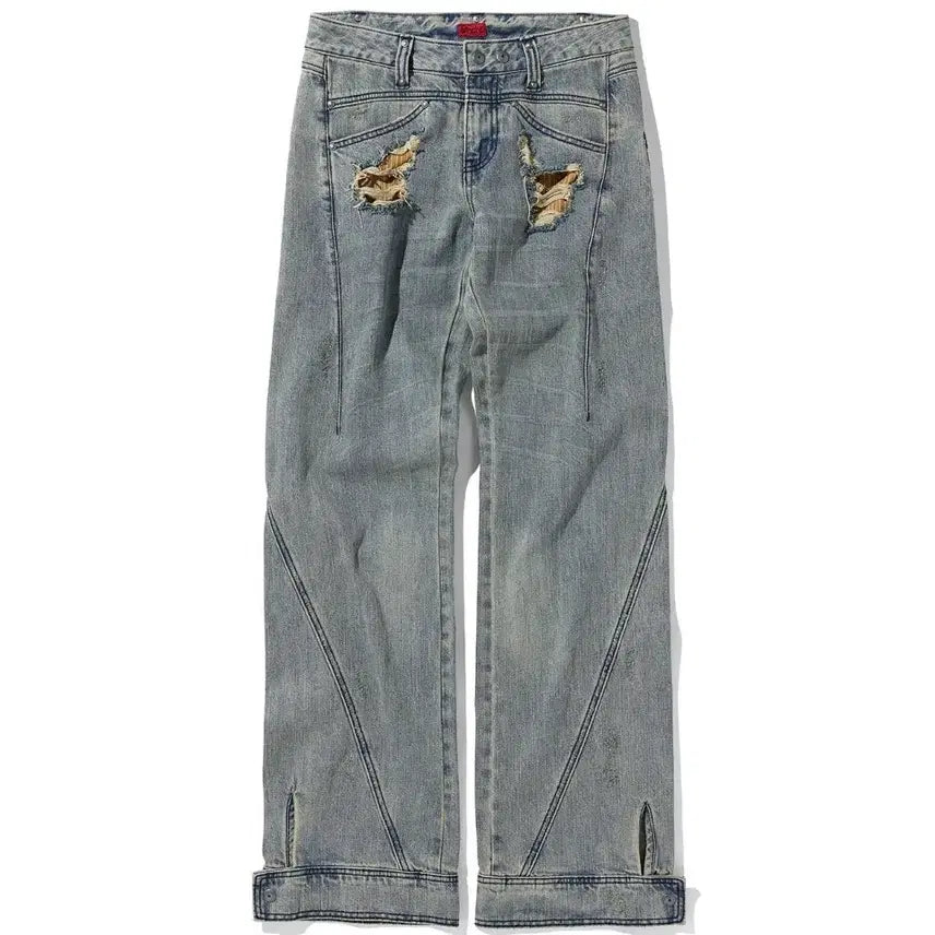 [BUNJANG] MSCHF Anatomy Denim Pants / L 미스치프 아나토미 데님 팬츠 annomomie