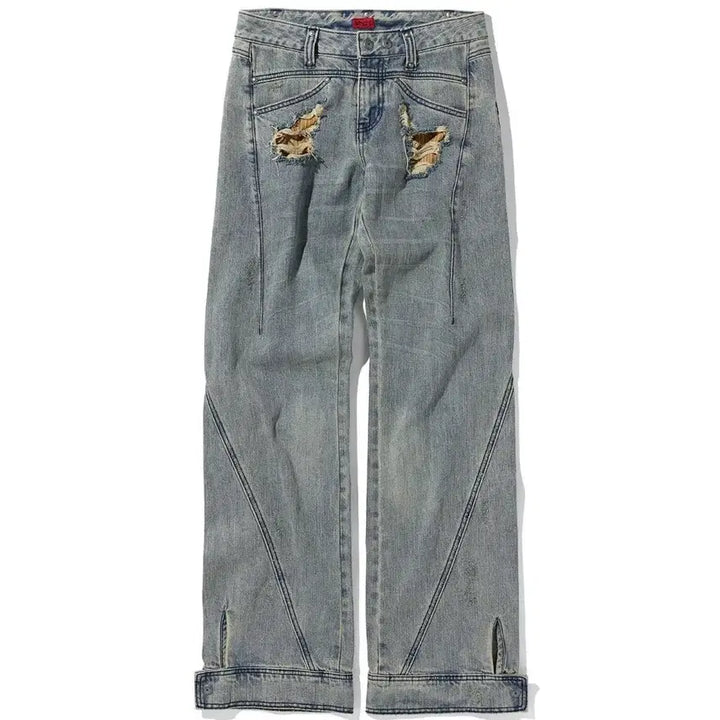 [BUNJANG] MSCHF Anatomy Denim Pants / L 미스치프 아나토미 데님 팬츠 annomomie