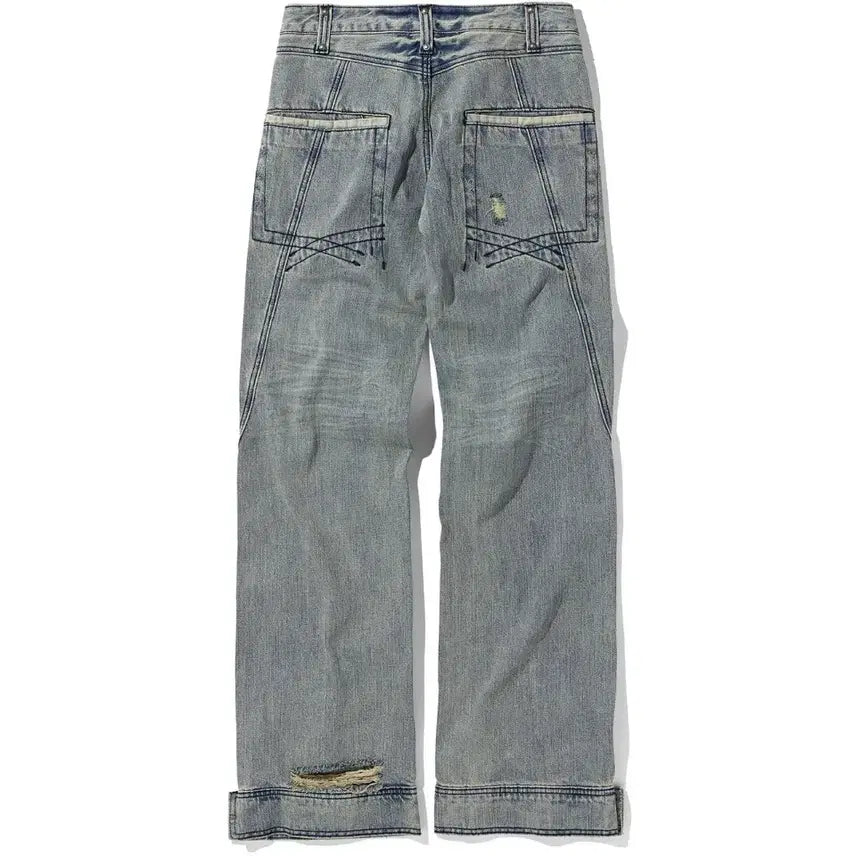 [BUNJANG] MSCHF Anatomy Denim Pants / L 미스치프 아나토미 데님 팬츠 annomomie