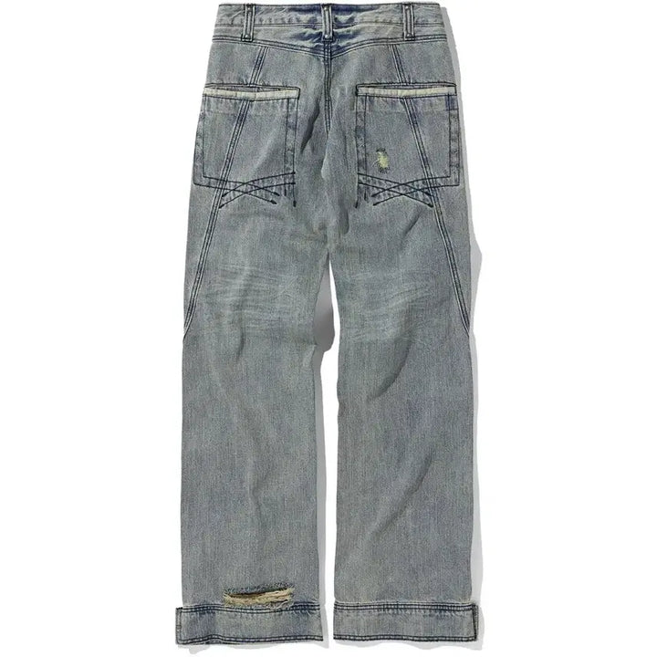 [BUNJANG] MSCHF Anatomy Denim Pants / L 미스치프 아나토미 데님 팬츠 annomomie