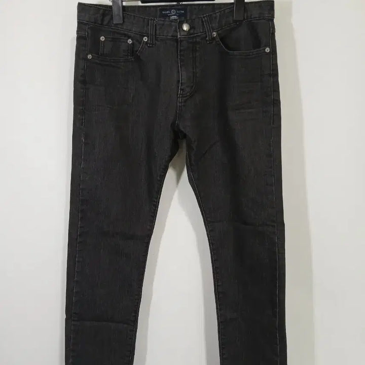 [BUNJANG] Black Denim Pants / 블랙 진 데님바지