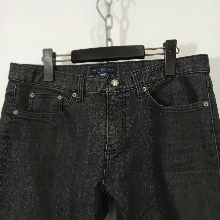 [BUNJANG] Black Denim Pants / 블랙 진 데님바지