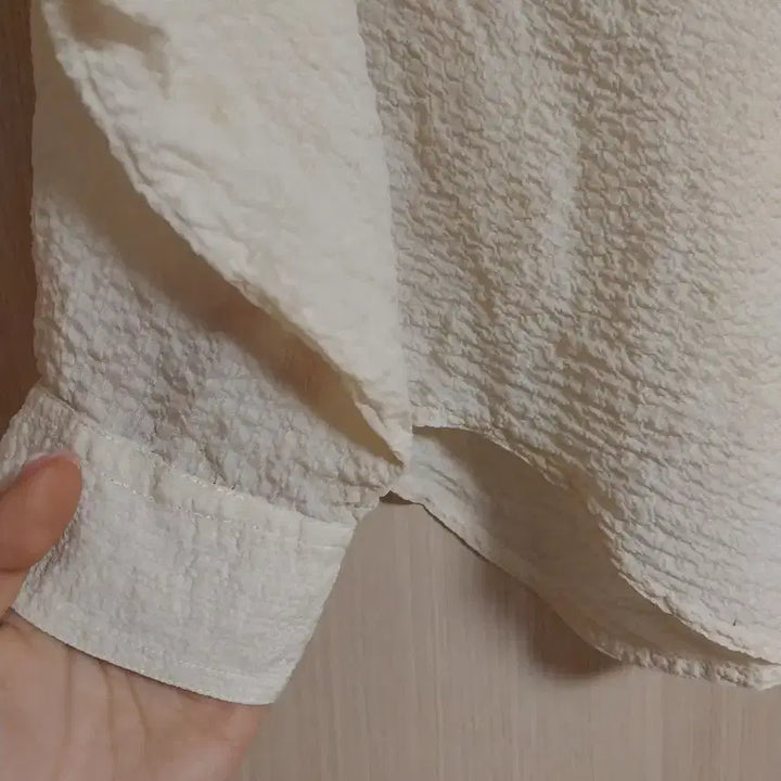 [BUNJANG] Ivory 100% Silk Blouse - Size 66 / 아이보리 셔츠 블라우스 100프로실크 66