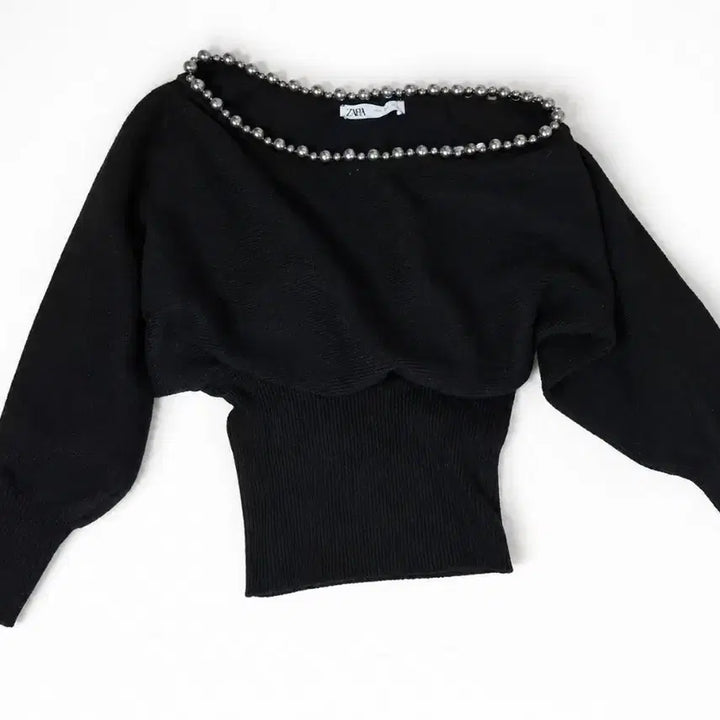 [BUNJANG] Zara Off-Shoulder Asymmetrical Knit / 자라 오프숄더 언발란스 니트입