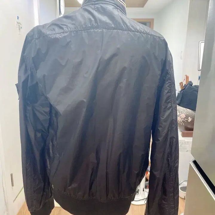 [BUNJANG] Stone Island Micro Ripstop 7 Denier Bomber Jacket / 스톤아일랜드 블랙 봄버 자켓