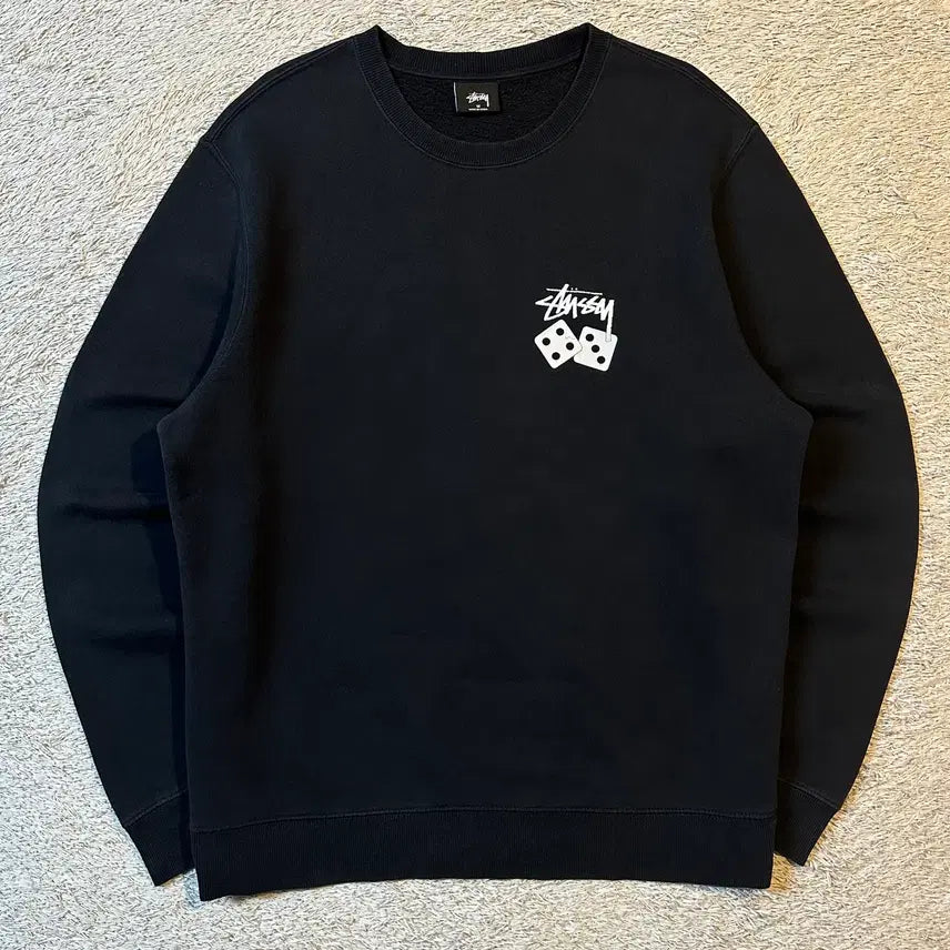 [BUNJANG] Stussy Dice Sweatshirt Black / [M] 스투시 STUSSY 다이스 맨투맨 블랙
