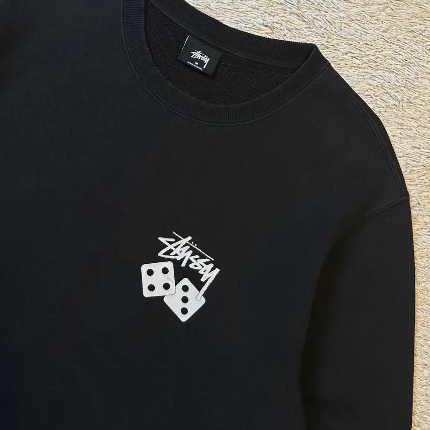 [BUNJANG] Stussy Dice Sweatshirt Black / [M] 스투시 STUSSY 다이스 맨투맨 블랙