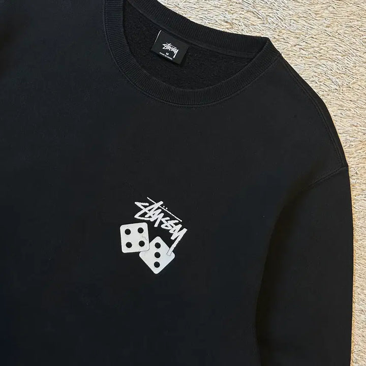 [BUNJANG] Stussy Dice Sweatshirt Black / [M] 스투시 STUSSY 다이스 맨투맨 블랙