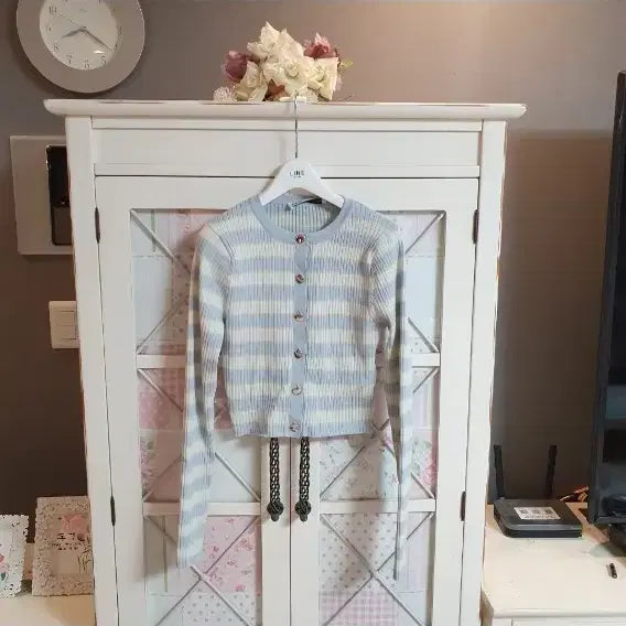 [BUNJANG] Zara Striped Knit Cardigan Sweater (Size 55) / 자라 니트 스웨터 가디건/55