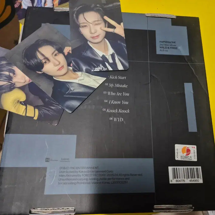 [BUNJANG] AMPERS&amp;ONE 2nd Album WILD &amp; FREE Signed Album / 앰퍼샌드원 2집 앨범 WILD &amp; FREE 친필싸인
