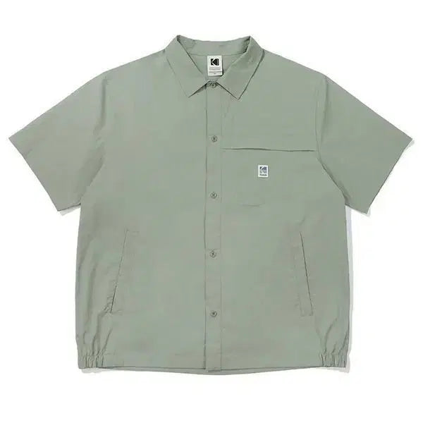 [BUNJANG] Kodak Chroma Breeze Short Sleeve Shacket L / 코닥 크로마 브리즈 반팔 셔켓