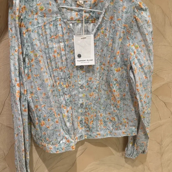 [BUNJANG] Thursday Island Floral Print Blouse - Small / 써스데이아일랜드 잔꽃블라우스 판매합니다