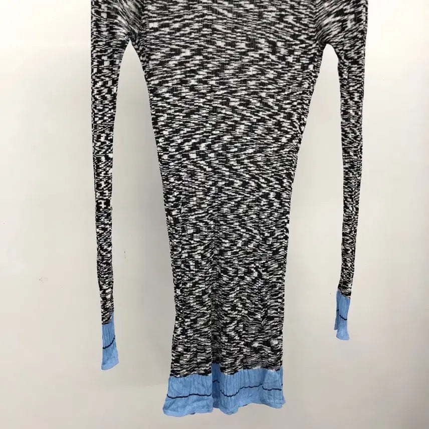 [BUNJANG] Sandro Ribbed Knit Summer Dress Size 1 / 산드로 여름 골지 롱 니트 1사이즈