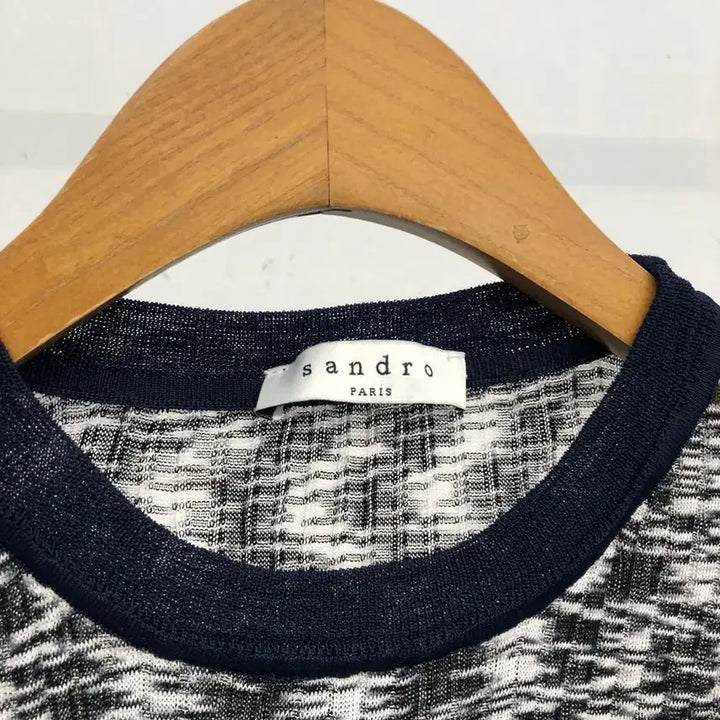[BUNJANG] Sandro Ribbed Knit Summer Dress Size 1 / 산드로 여름 골지 롱 니트 1사이즈