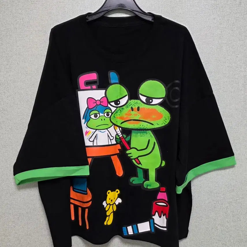 [BUNJANG] Frog Character T-Shirt (New) / 개구리 캐릭터 티셔츠 (새상품)